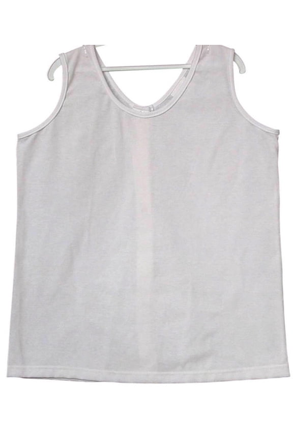 Back Snap Sleeveless Undershirt Vest