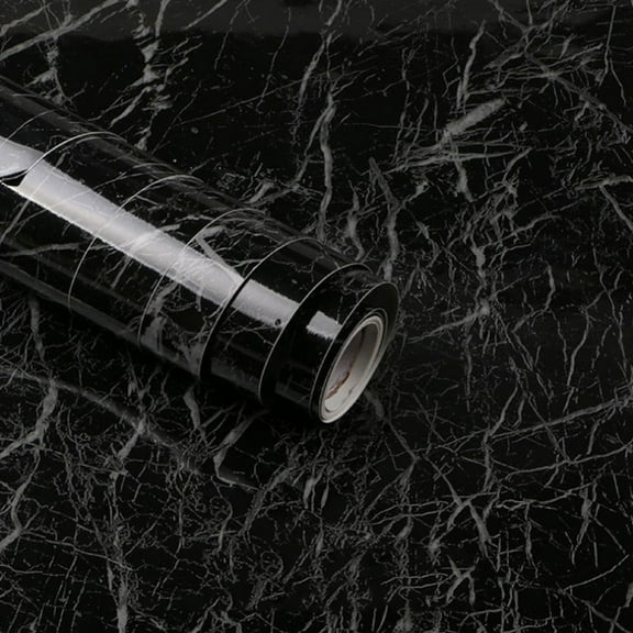 Back Splash Ideas For Kitchens Black Wall Paper For Kitchen Counter Top Peel And Stick Wallpaper Bathroom Contact Paper For Countertops Desk Table Cover Old Furniture Sticker 23.6 X 40",Black Home Wa