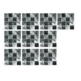 Back Splash Stick On Tiles For Kitchen 10pc 3D Crystal Tile Stickers