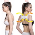 thumbnail image 1 of Back Straightener Posture Corrector for Women Men, Flexible Adjustable Shoulder Support Brace, Breathable Upper Back Band Improve Slouching Relieve Thoracic Spine Muscle Soreness, 1 of 8