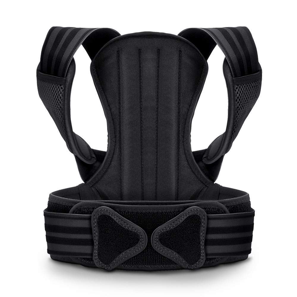 Back Straightener Posture Corrector for Women & Men -Adjustable Lumbar & Back Brace