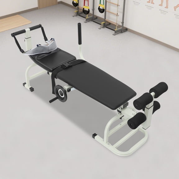 Back Stretch Bench, Multi-functional Neck Stretcher Cervical Stretch Device, Cervical Lumbar Traction Bed
