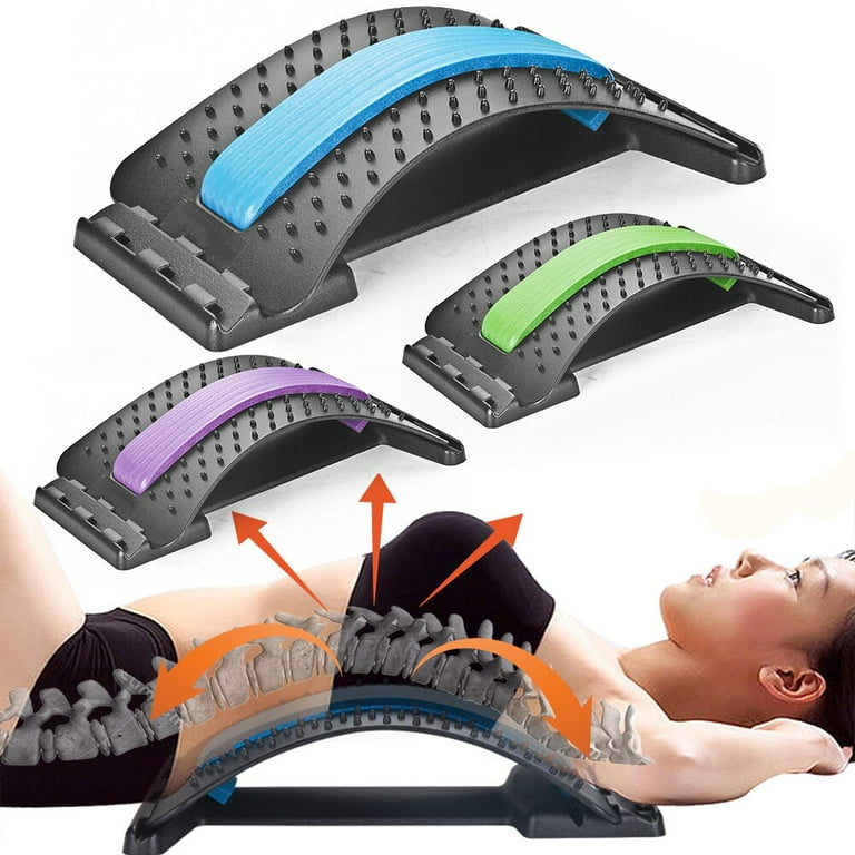 Back Stretcher, 3 Level Adjustable Back Neck Massager Upper & Lower Back  Pain Relief Device With Magnetic Therapy For Herniated Disc, Sciatica,  Scolio