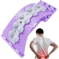 thumbnail image 1 of Back Stretcher | 4 Level Adjustable Lumbar Support Board | Built-in Massage Point, Back Cracker for Home, Car, Office, Gym, Yoga, 1 of 9