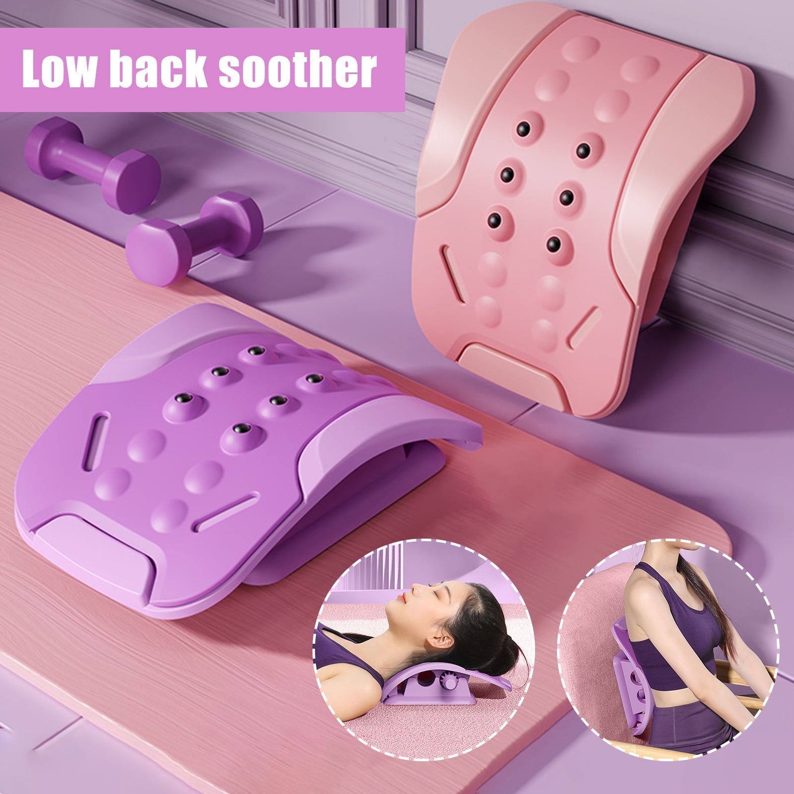 Back Stretcher Back Cracking Device 3Level Adjustable Spine Board