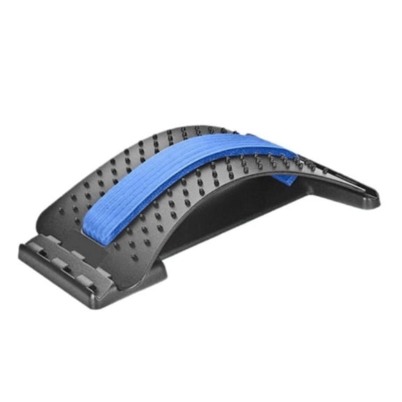 Back Stretcher Lumbar Support Board Adjustable Spine Stretcher for Lower Back Pain Relief, 4-level Intensity, Hard Abs Frame With Soft Nbr Foam Cushion