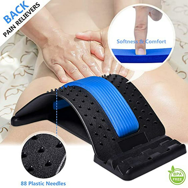 Back Stretcher For Pain Relief, Lumbar Support Lower Back Stretching Pillow  With Massage Points, Lumbar Back Traction Device For Lower Back Pain  Relief, Herniated Disc, Sciatica, Scoliosis - Temu Germany