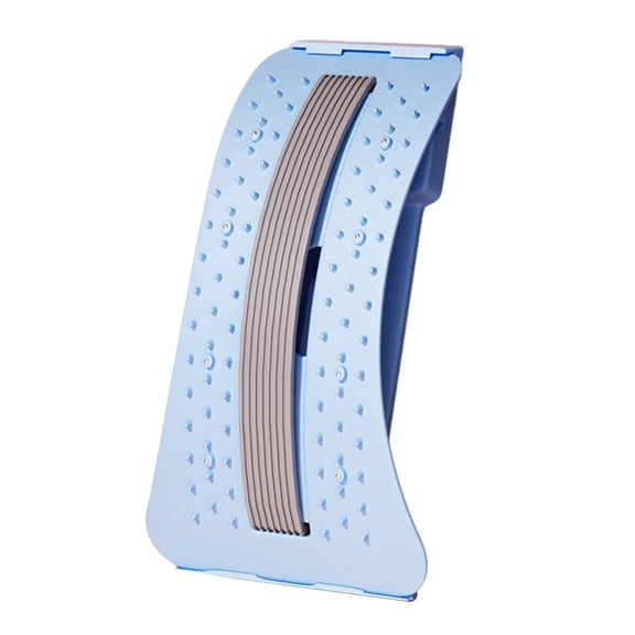 Back Stretcher Waist Trainer Adjustable Cervical Spine Lower Back Neck Pain Relief Massager Cushion Arch Lumbar Back Cracker Board Stretching Device