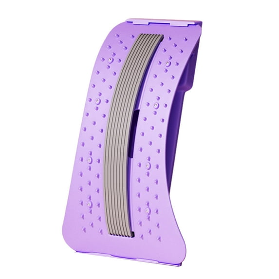 Back Stretcher Waist Trainer Adjustable Cervical Spine Lower Back Neck Pain Relief Massager Cushion Arch Lumbar Back Cracker Board Stretching Device