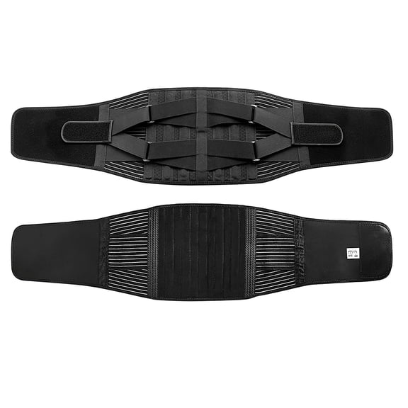 Back Support Brace Breathable Mesh Lumbar Support BeltAdjustable Lower Back Brace with Stays and Springs for Pain Relief for Men Women