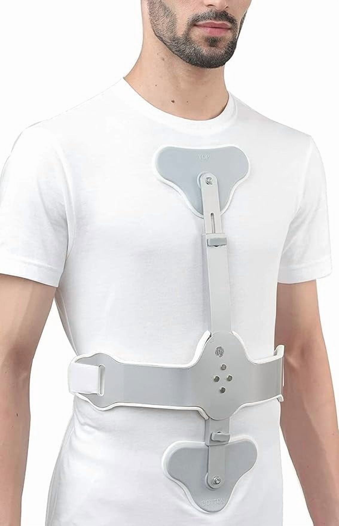 Back Support Brace for Posture Correction, Spinal Support, Pain Relief, Adjustable Hyper Extension Brace for Men and Women (Long above(5'60) feet)