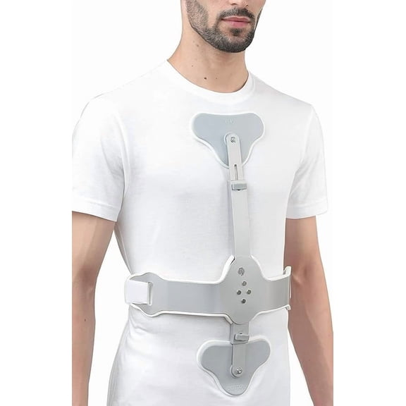 Back Support Brace for Posture Correction, Spinal Support, Pain Relief, Adjustable Hyper Extension Brace for Men and Women (Long above(5'60) feet)