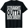 thumbnail image 1 of Back Surgery TShirt Lumbar Spinal Fusion Spine Recovery Gift mens t shirt，black，women，funny，misfits，men，journey, 1 of 4