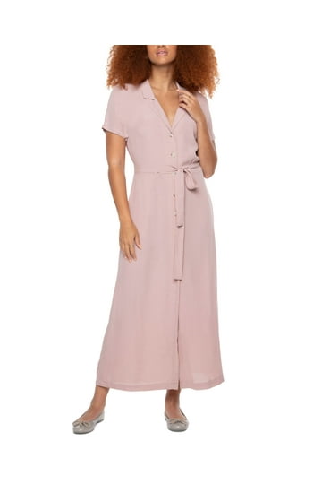 knee length dresses for ladies Rosé All Season Maxi Dress - Blush Pink