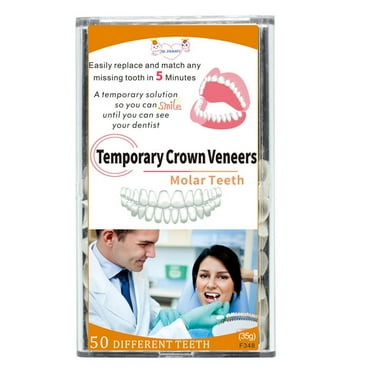Back Teeth Dentures Snap on Oex160 Tooth File for Chip Teeth Denture Container Leak Proof False Teeth Beads Temporary Tooth Repair Kit For Filling The Missing Broken Tooth And Gaps Moldable Temporary