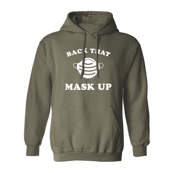 Back That Mask Up Adult Hooded Sweatshirt