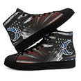 thumbnail image 1 of Air Force Veteran High Top Canvas Shoes Sneakers Black Size 9.5, 1 of 7