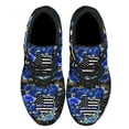 thumbnail image 1 of Back The Blue Police Officer Shoes Women's Fashion Sneakers Tennis Running Shoes for Men Women Black Size 12, 1 of 7