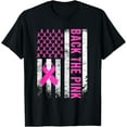 thumbnail image 1 of Back The Pink Breast Cancer Awareness Flag Toddler Women Men T-Shirt, 1 of 5