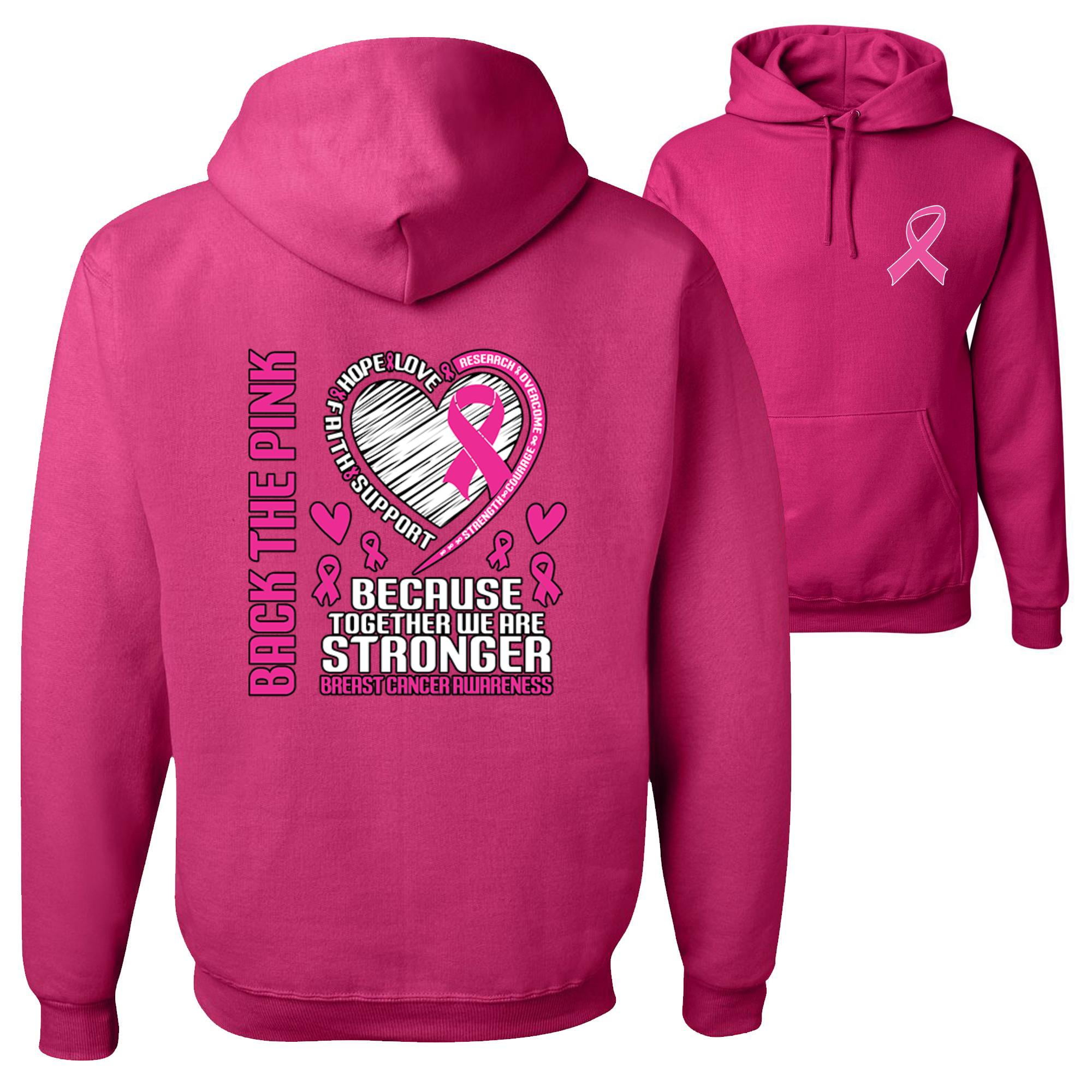 Back The Pink Togeather We Are Stronger Breast Cancer Awareness FRONT