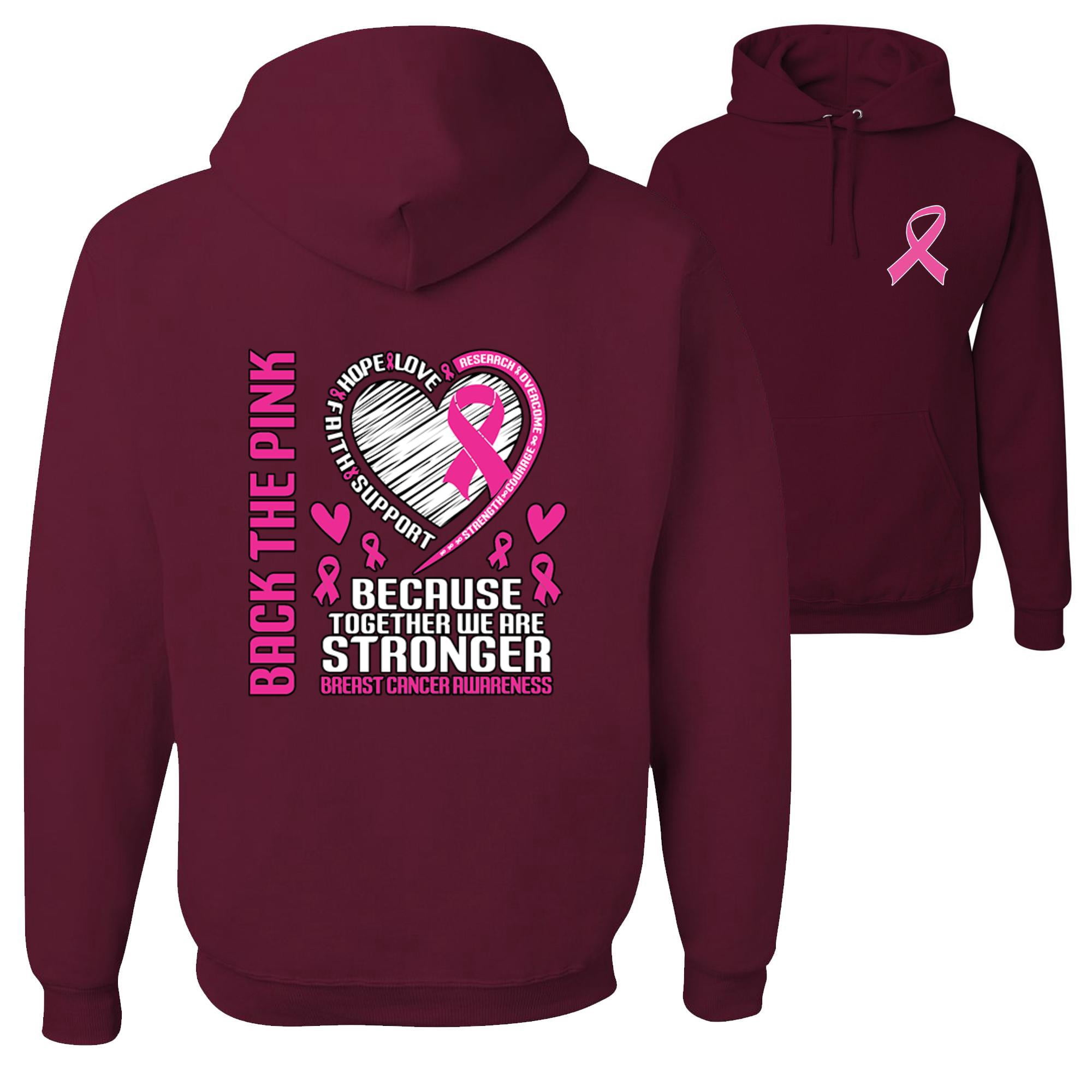 Back The Pink Togeather We Are Stronger Breast Cancer Awareness FRONT