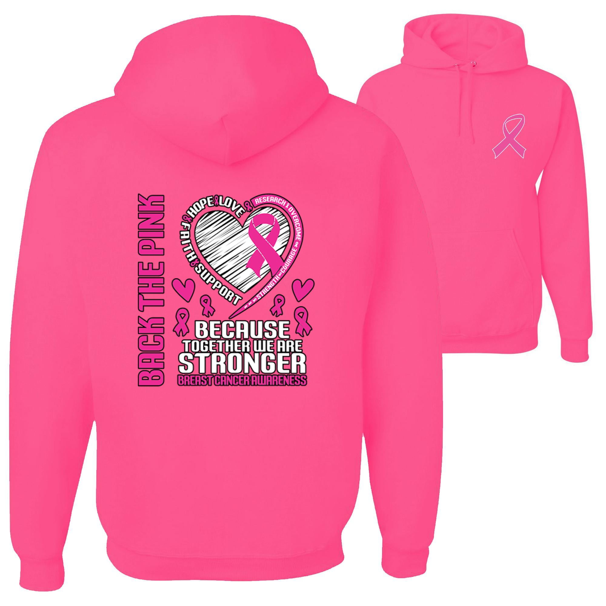 Back The Pink Togeather We Are Stronger Breast Cancer Awareness FRONT