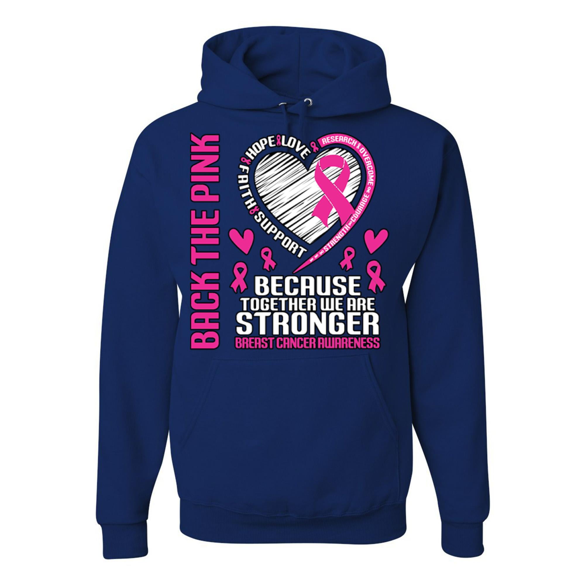 Back The Pink Togeather We Are Stronger Breast Cancer Awareness Mens
