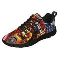 thumbnail image 1 of Back The Red Firefighter Running Shoes Sneakers Mesh Black Size 8.5, 1 of 5