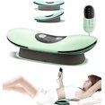 thumbnail image 1 of Back Therapy - Electric Heated Lumbar Massager for Waist Back Pain, 26° Oscillating Lumbar Traction Massager, Heating, Vibrating and Adjustable Back Stretcher (Green), 1 of 9