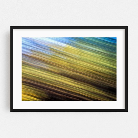 Back To 1986 - Photography Abstract Nature Modern Art Psychedelic Surrealism Geometric Black Framed Wall Art Print 5 x 7 inches