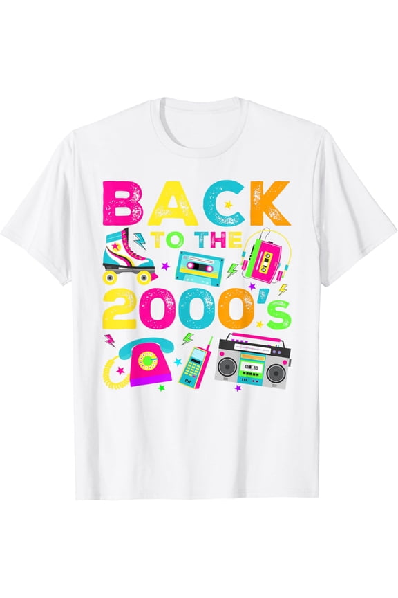 Back To 2000's 2000s Vintage Style 2000s Retro Party T-Shirt