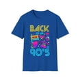 thumbnail image 1 of Back To 90's 1990s Funny Retro Nineties Novelty Unisex Softstyle T-Shirt, 1 of 4