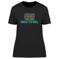 thumbnail image 1 of Back To 90's Neon Design T-Shirt Women -Image by Shutterstock, Female x-Large, 1 of 2