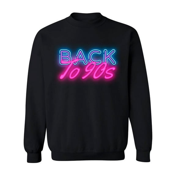 Back To 90s Sweatshirt Men -Image by Shutterstock, Male Large