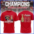 thumbnail image 1 of Back To Back Florida 2025 Panthers Stanley Cup Champions T-Shirt, 1 of 4