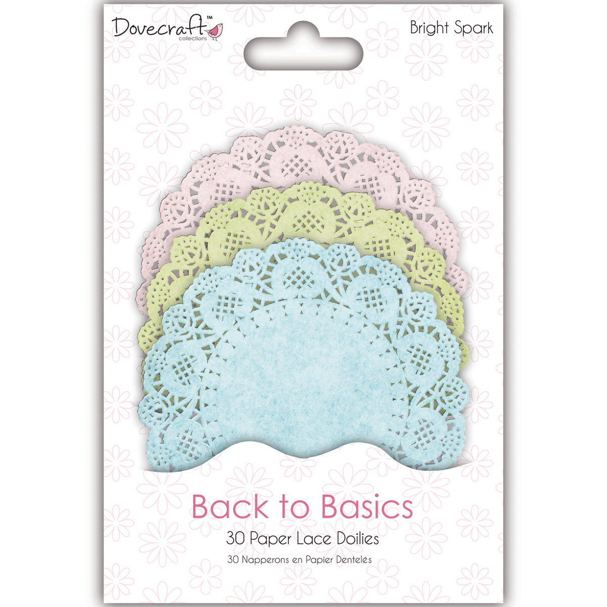 Back To Basics Bright Spark Paper Lace Doilies