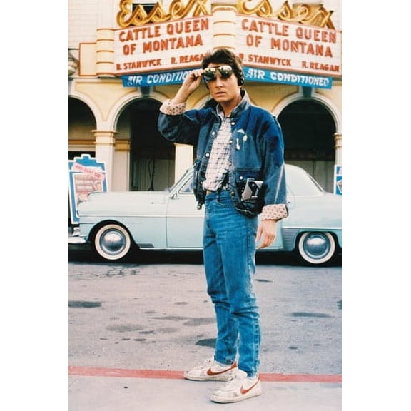 Back To Future Michael J. Fox 24X36 Poster Denim Jacket