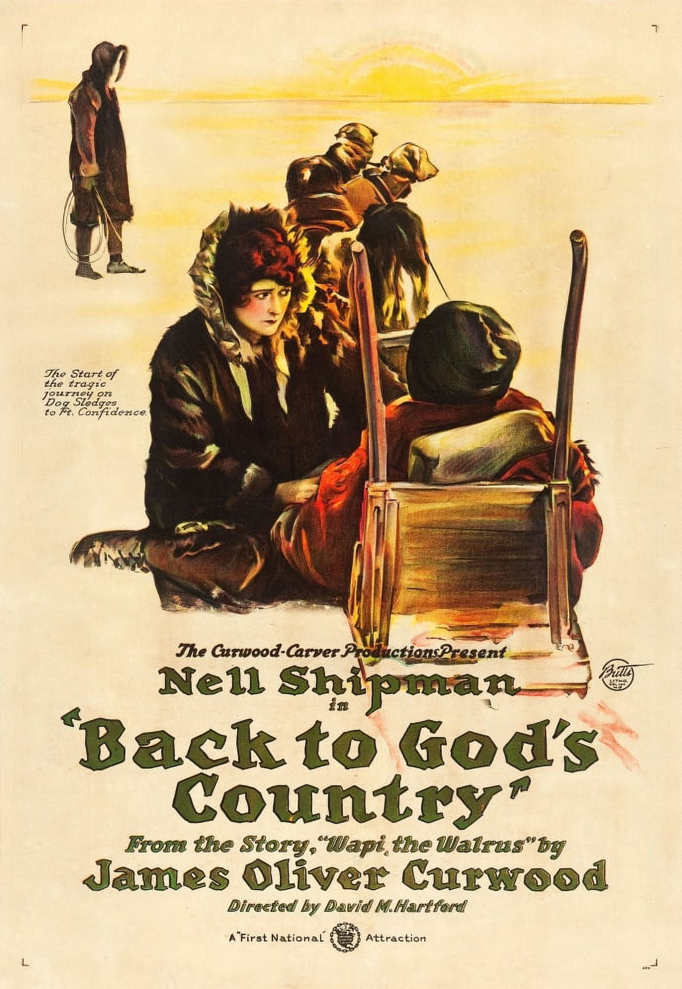 Back To GodS Country Canvas Art -  (11 x 17)
