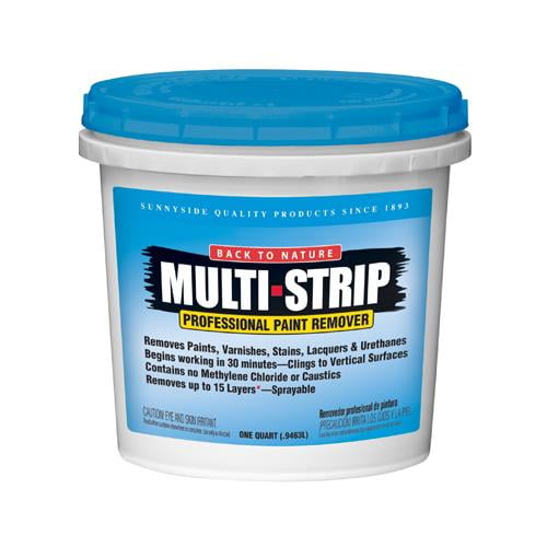 Back To Nature 65732 MultiStrip Paint & Varnish Remover, Quart