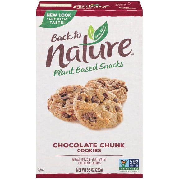Back To Nature Chocolate Chunk Cookie, 9.5 oz - Case of 6