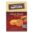 thumbnail image 1 of Back To Nature Classic Round Crackers - Safflower Oil and Sea Salt - Case of 6 - 8.5 oz., 1 of 2