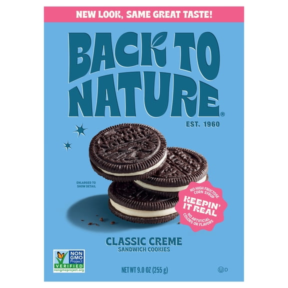 Back To Nature - Cookies Clsc Cream Sndwch - CS of 6-9 OZ