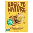 thumbnail image 1 of Back To Nature Rosemary Olive Oil Stoneground Wheat Crackers - 5 Oz - 6 Count, 1 of 3