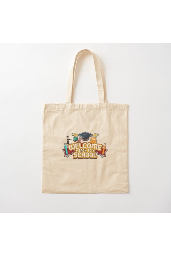 Back To School 2022 Cotton Tote Bag Canvas Tote Bag, Family Gift For Mother, Her