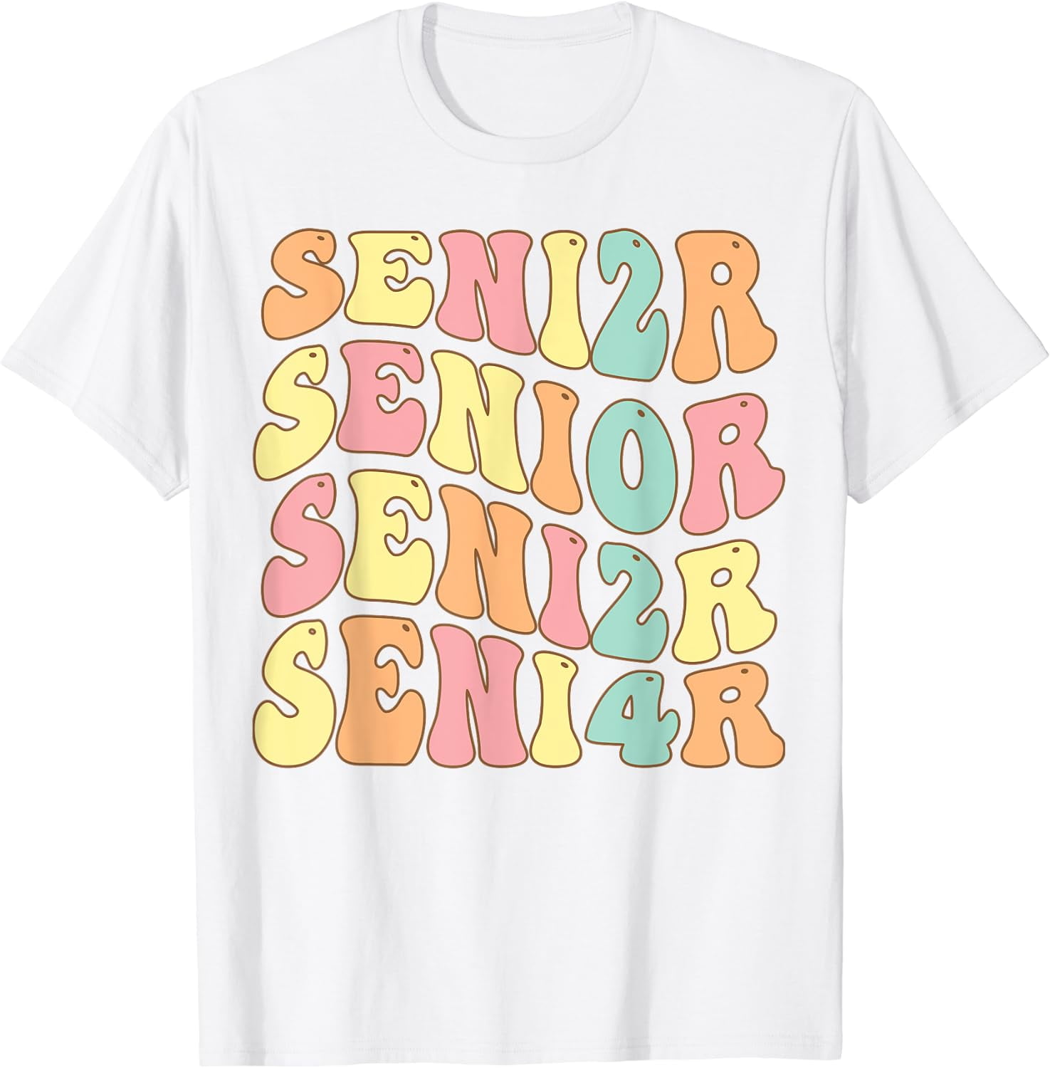 Back To School 2025 Senior 2025 CLASS OF 2025 white TShirt