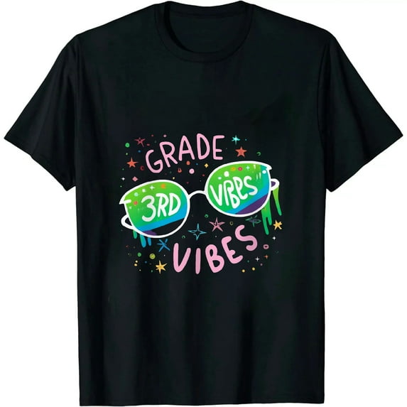 Back To School 3rd Grade Vibes First Day Of School Teachers T-Shirt