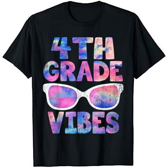Back To School 4th Grade Vibes Shirt First Day Teacher T-Shirt
