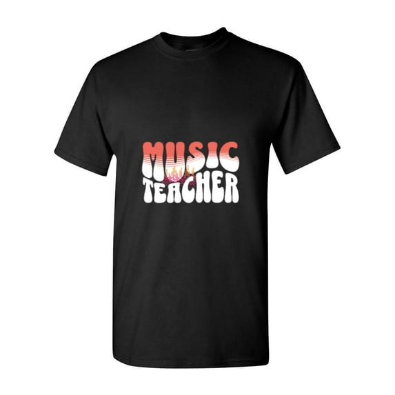 Back To School Appreciation Gift For A Groovy Music Teacher Life Unisex T-Shirt, for men & women, up to size 5XL
