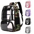thumbnail image 1 of Back To School Backpack For Kids With Multiple Pockets And Large Capacity Clear Backpack Lightweight Transparent Schoolbag For Students, 1 of 9