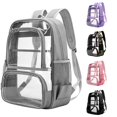 thumbnail image 1 of Back To School Backpack For Kids With Multiple Pockets And Large Capacity Clear Backpack Lightweight Transparent Schoolbag For Students, 1 of 9